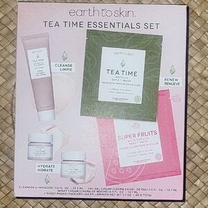 Tea Time Essentials Set - Green and Pink
